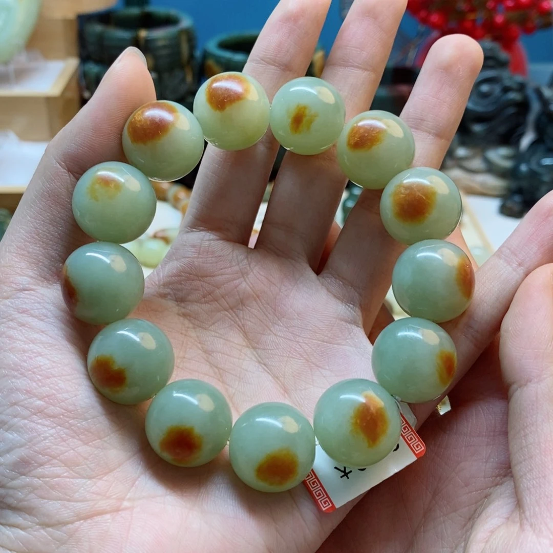 透闪石质玉手串未镶嵌@*W