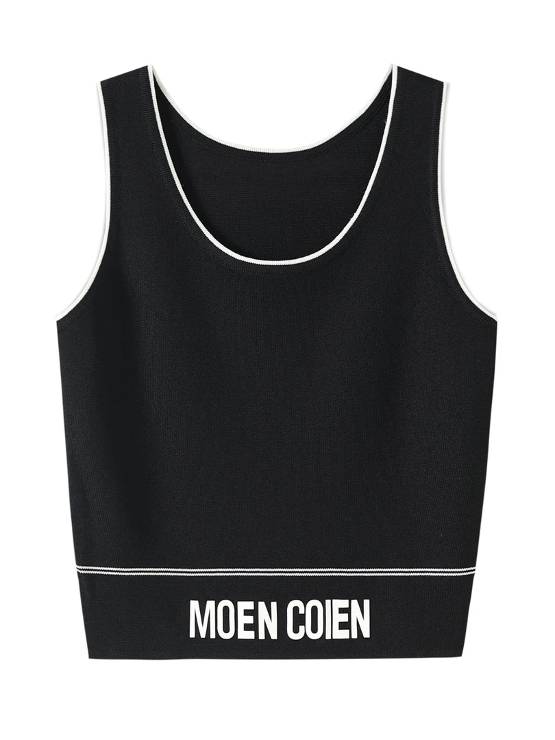 [MOENCOIEN]夏季冰感针织小香风打底衫女款爆款2025新款秋冬