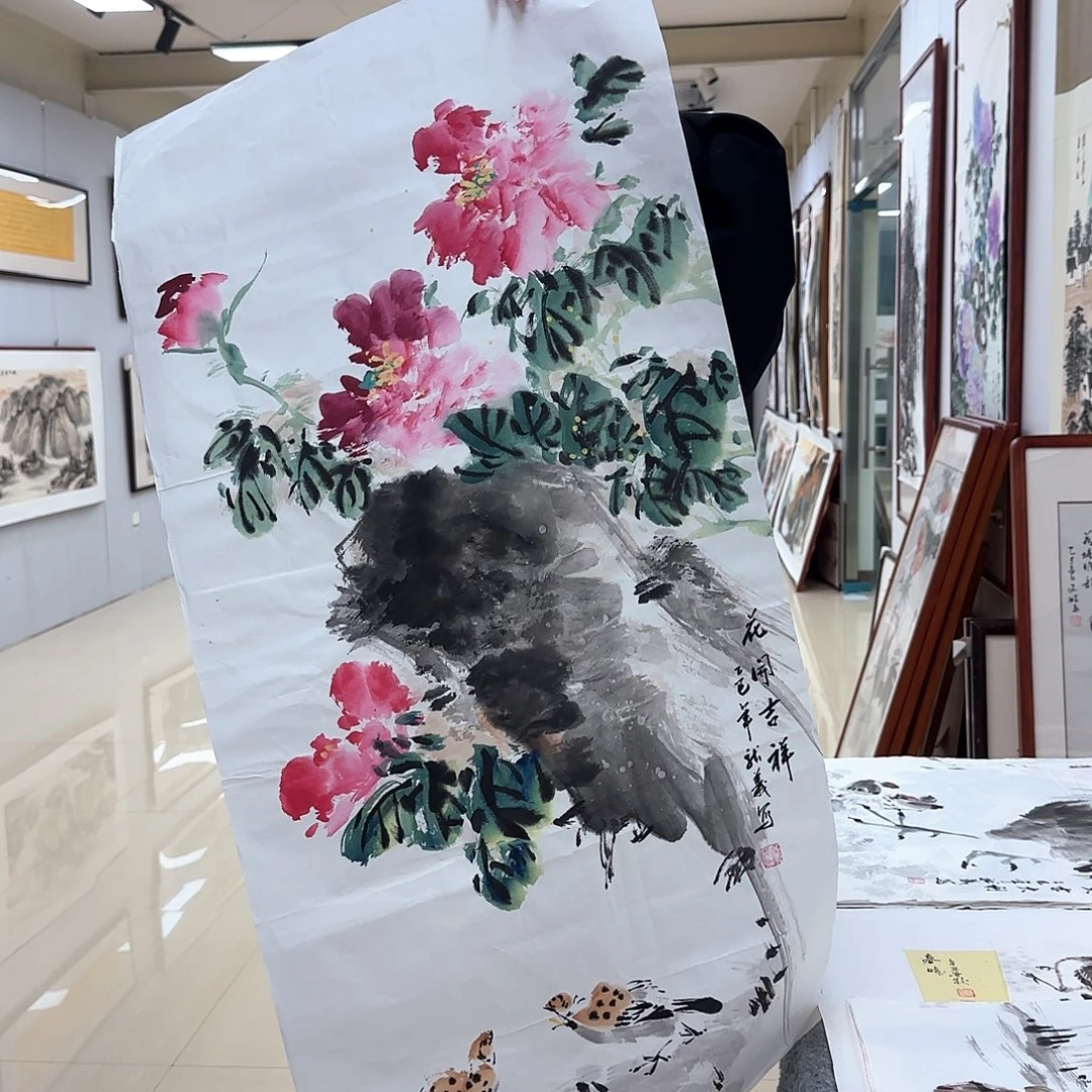 国画国画作品多次