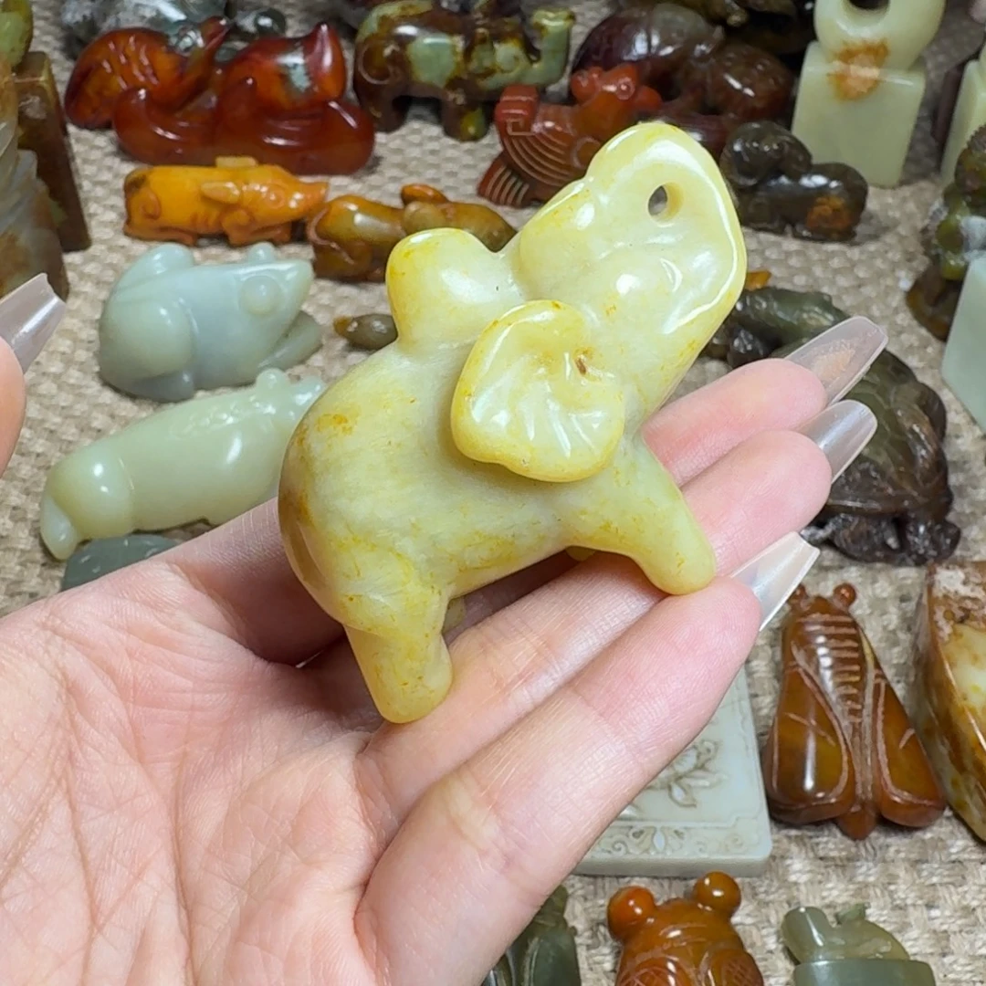白玉菩提吊坠挂件
