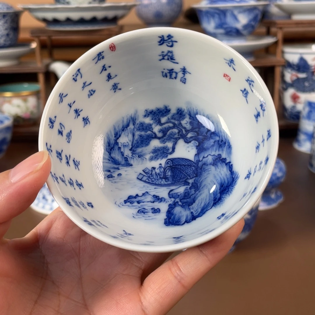 景德镇陶瓷手工手绘