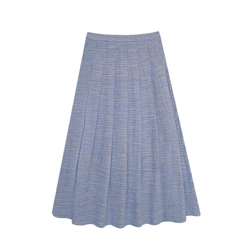 【香香的梨】复古通勤格纹半身裙EM1623