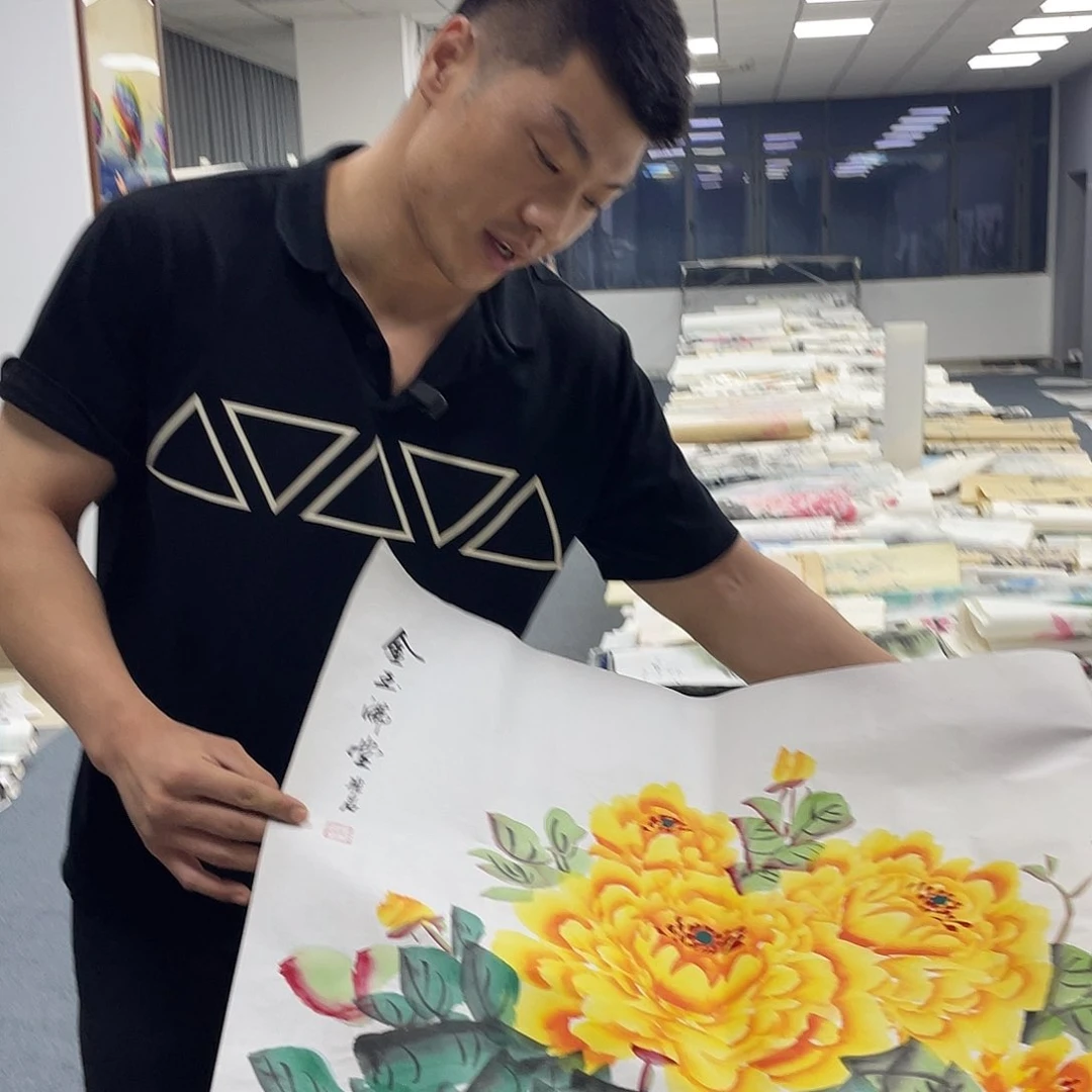 国画纯手绘字画宣纸