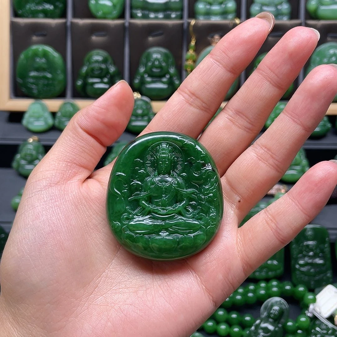 和田玉吊坠未镶嵌星*