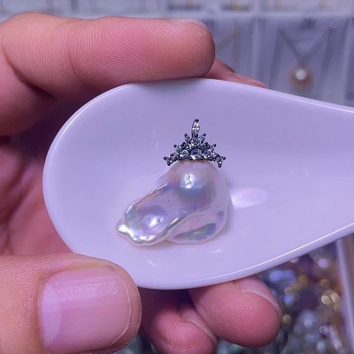 颈饰合金淡水珍珠33