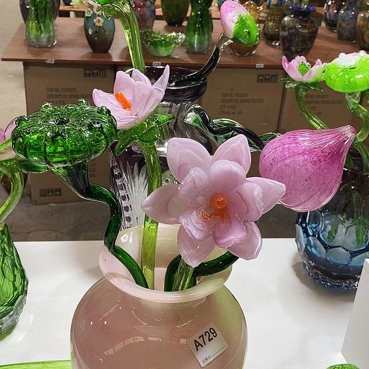 5只荷花高45厘米宽12厘米