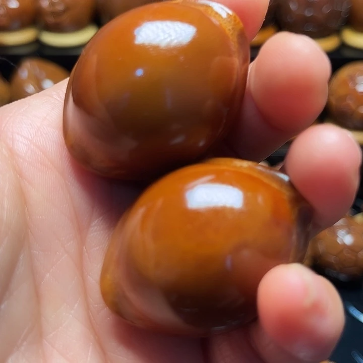 橄榄核手串/手链元宝一对