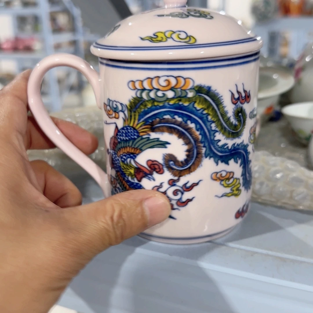 手绘瓷器，全部处理