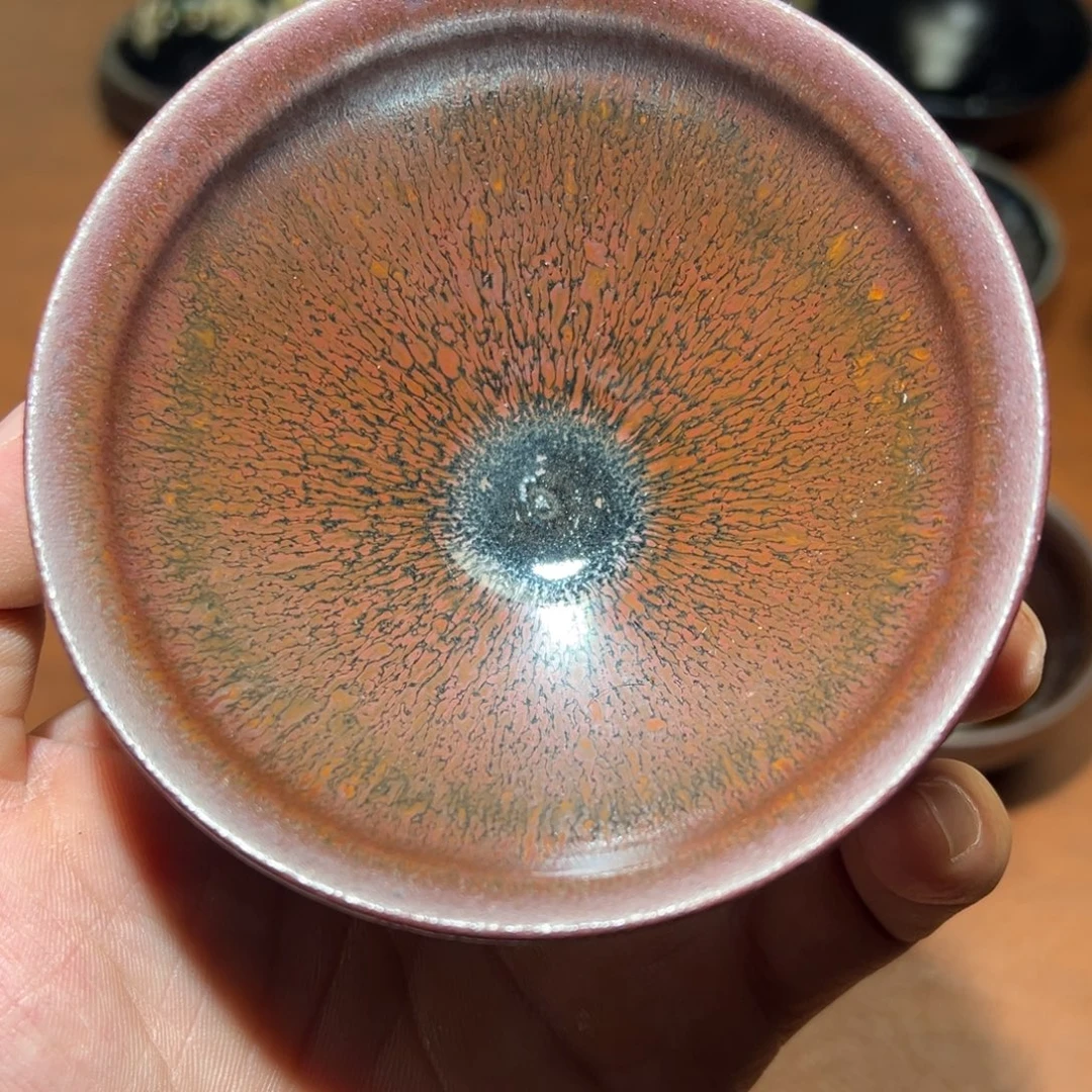 茶盏柴烧主人杯建窑建盏茶盏