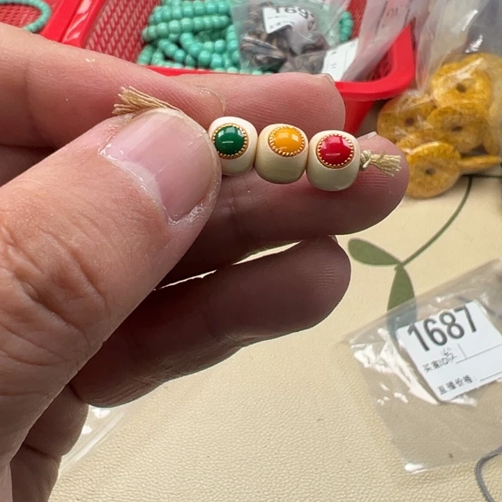 吊坠白玉菩提白色3211
