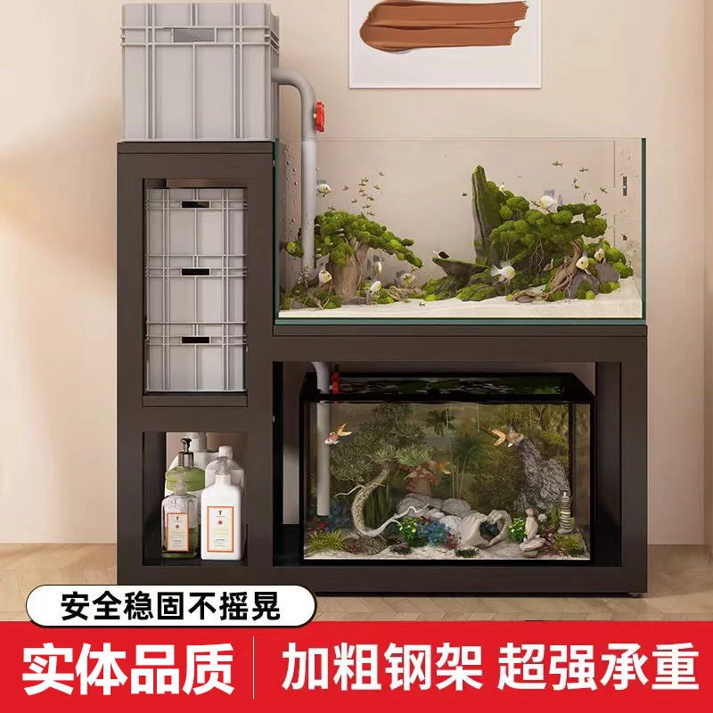 鱼缸架子鱼缸柜鱼缸桌龟缸架多功能鱼缸底座