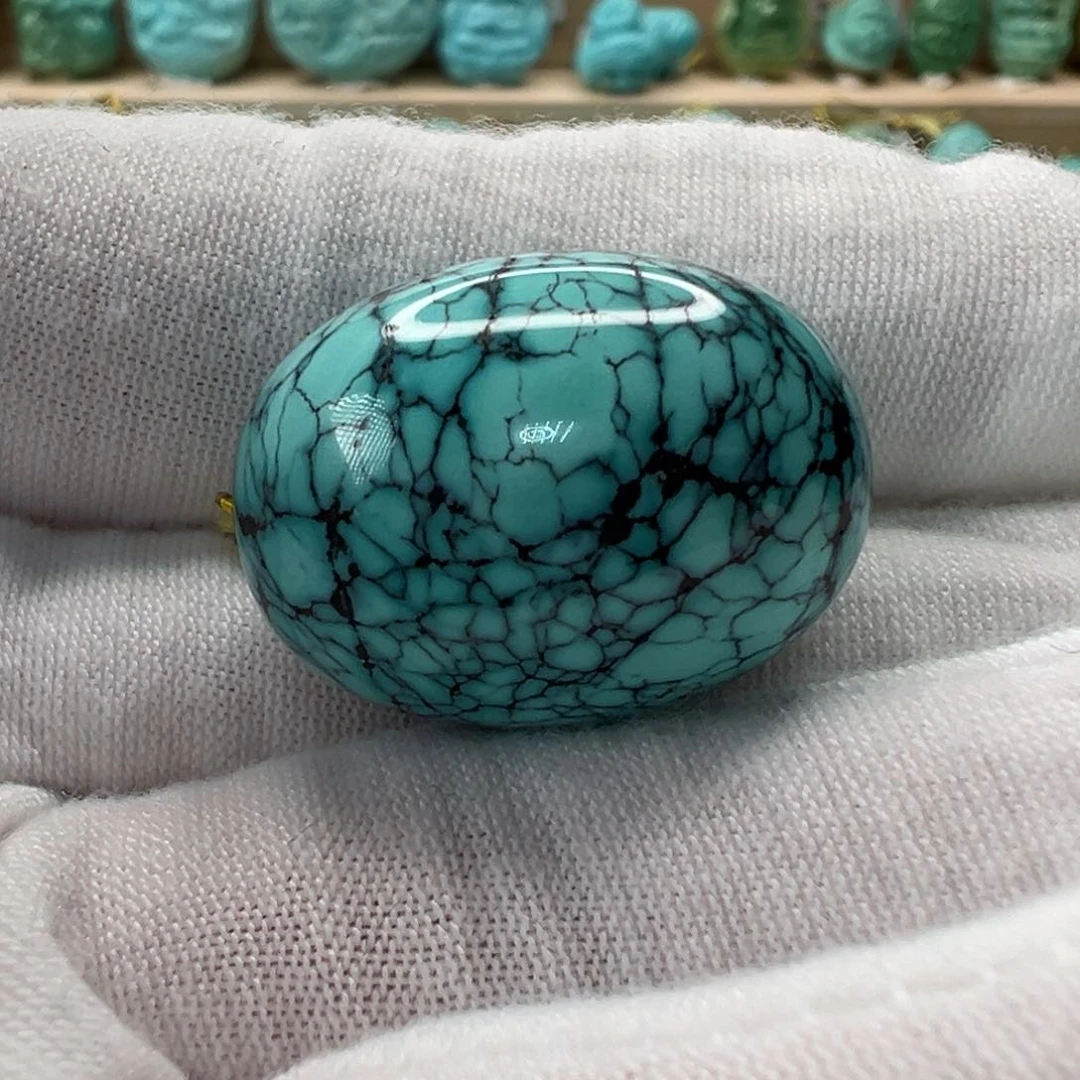 未镶嵌绿松石枣珠18.8mm