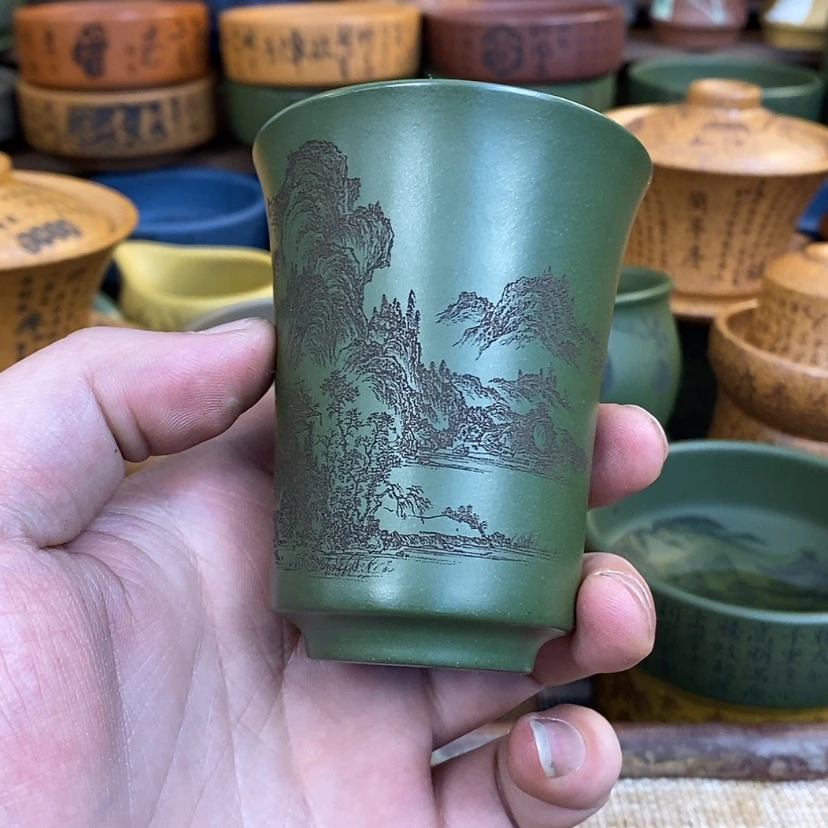 【闪购商品】紫砂杯子宜兴全手工紫砂杯