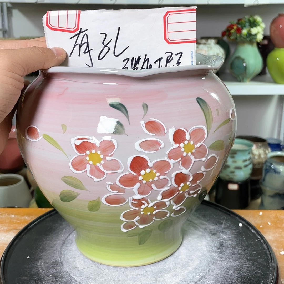 景德镇陶瓷花盆123