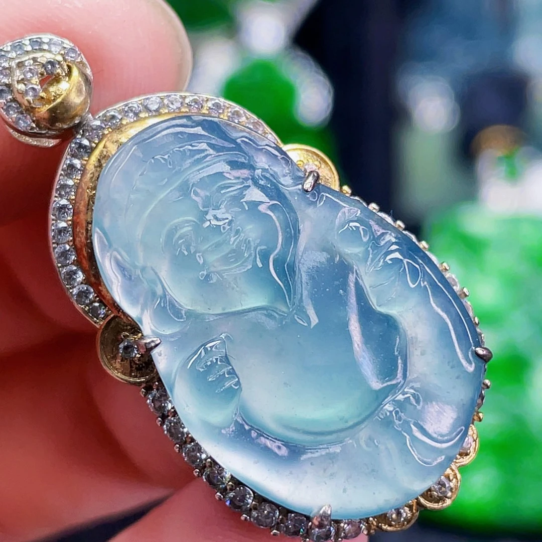 翡翠未镶嵌颈饰206