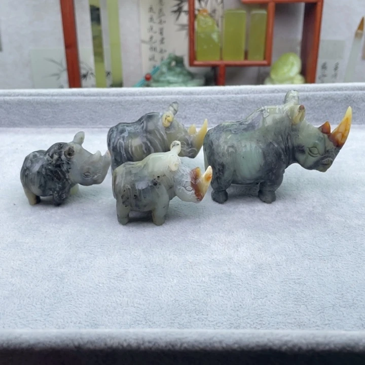 岫玉未镶嵌四大名玉手把