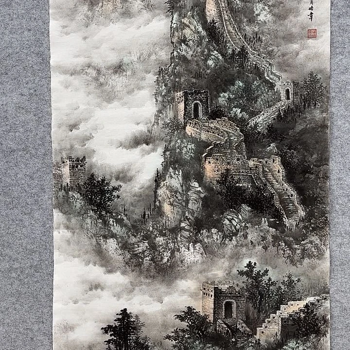 国画陈****）花鸟等图案和造型各有不同风格和