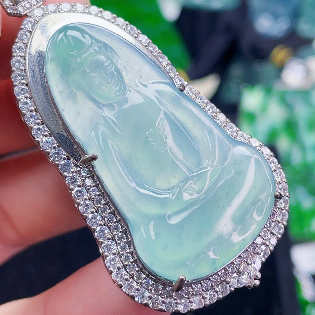 翡翠未镶嵌颈饰223