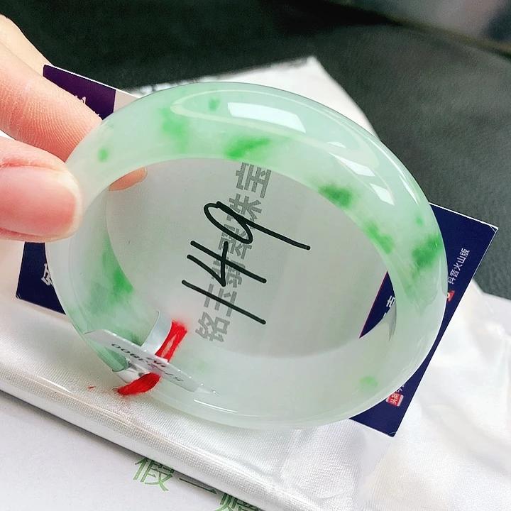 翡翠未镶嵌手镯缅甸天然a货翡翠手镯