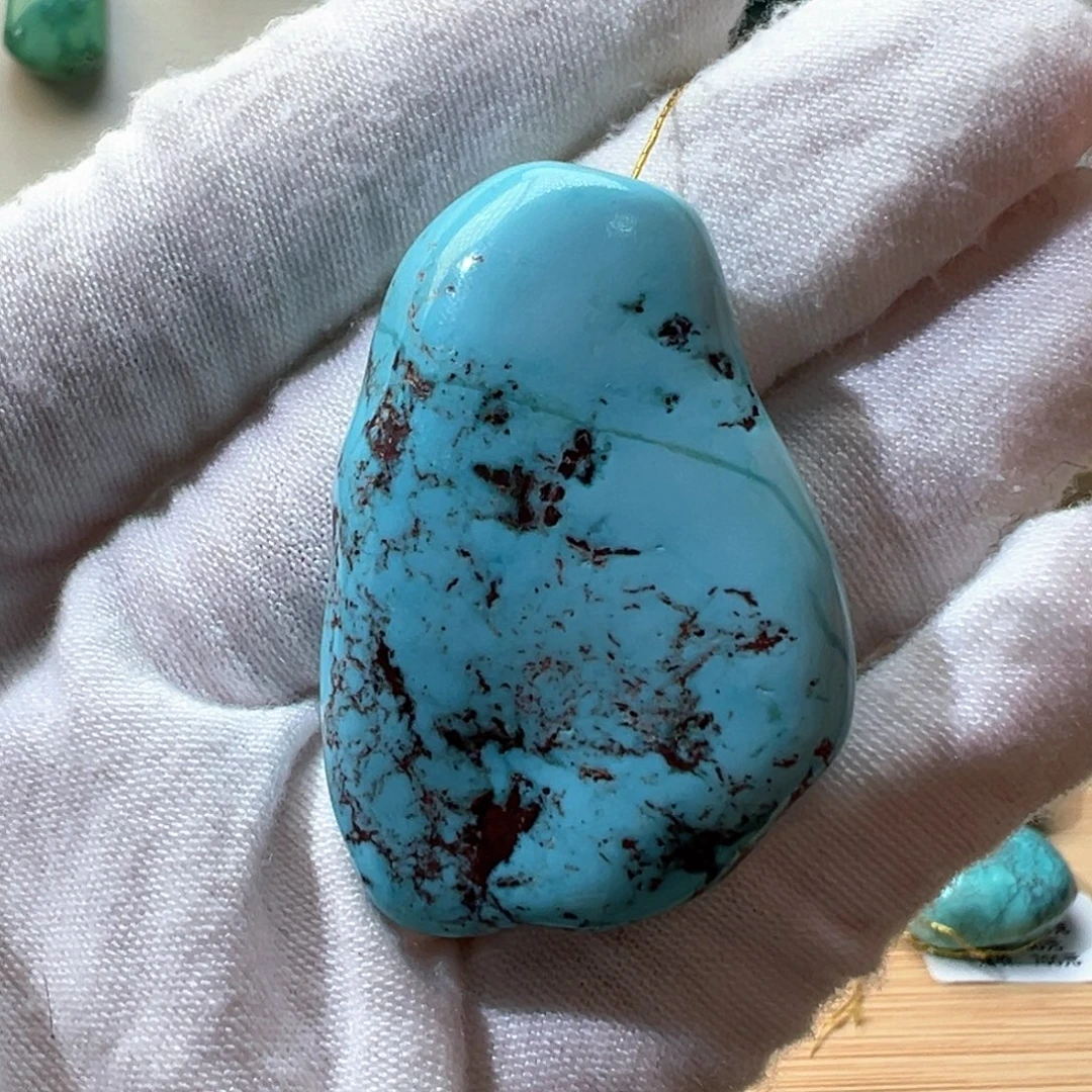 绿松石未镶嵌挂件