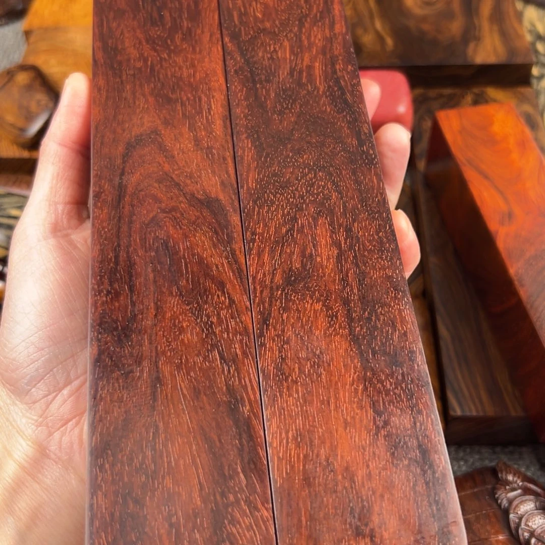 香榧木快****智印度小叶紫檀镇尺琴料