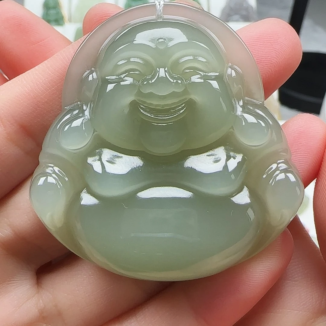 和田玉颈饰未镶嵌悠***儿