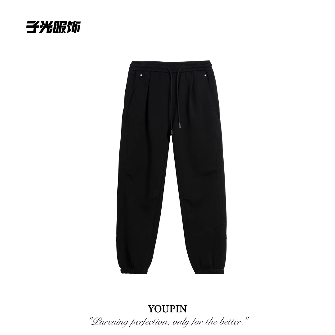 【李子光】YY5010男士缩脚裤百搭宽松潮流抽绳