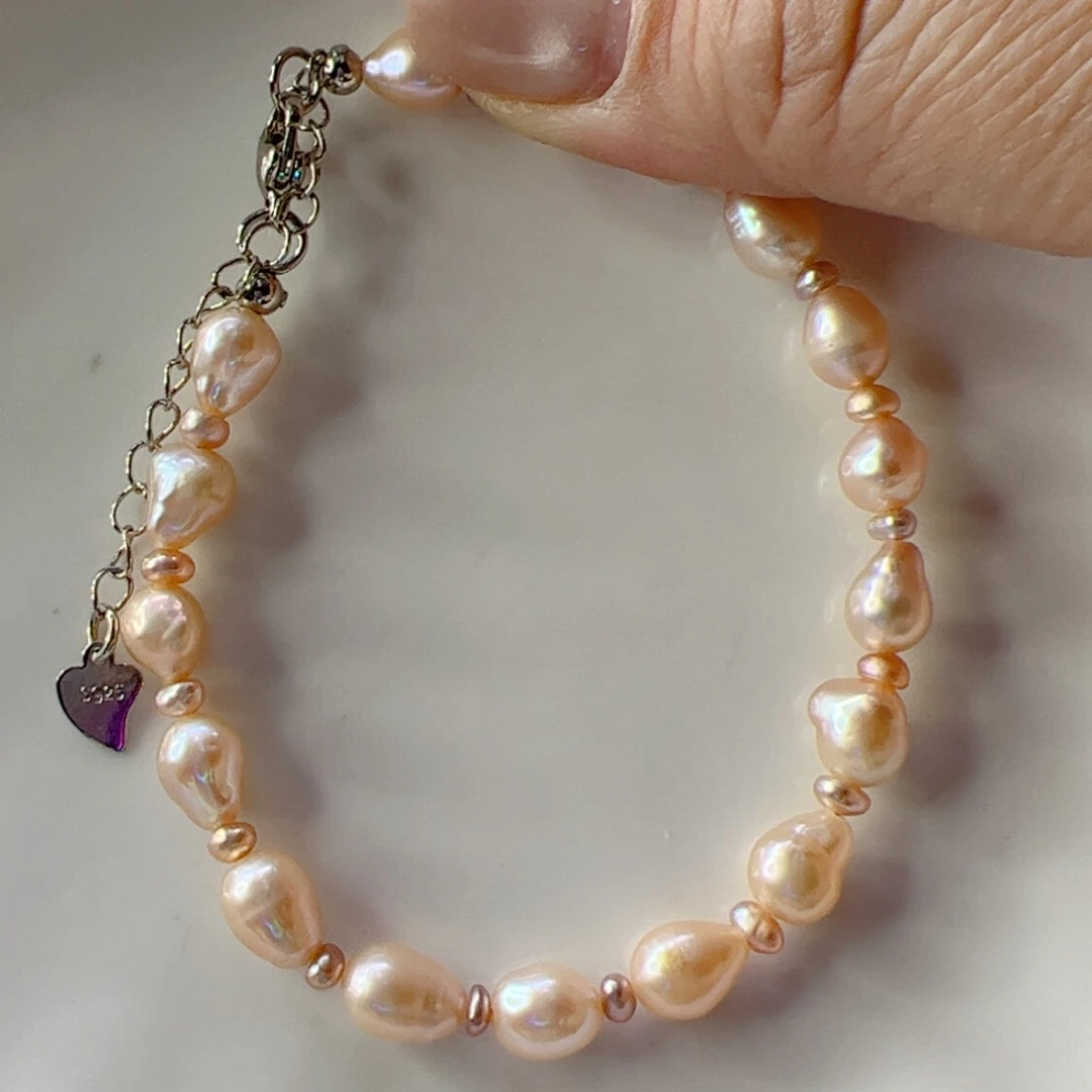 手链合金淡水珍珠065