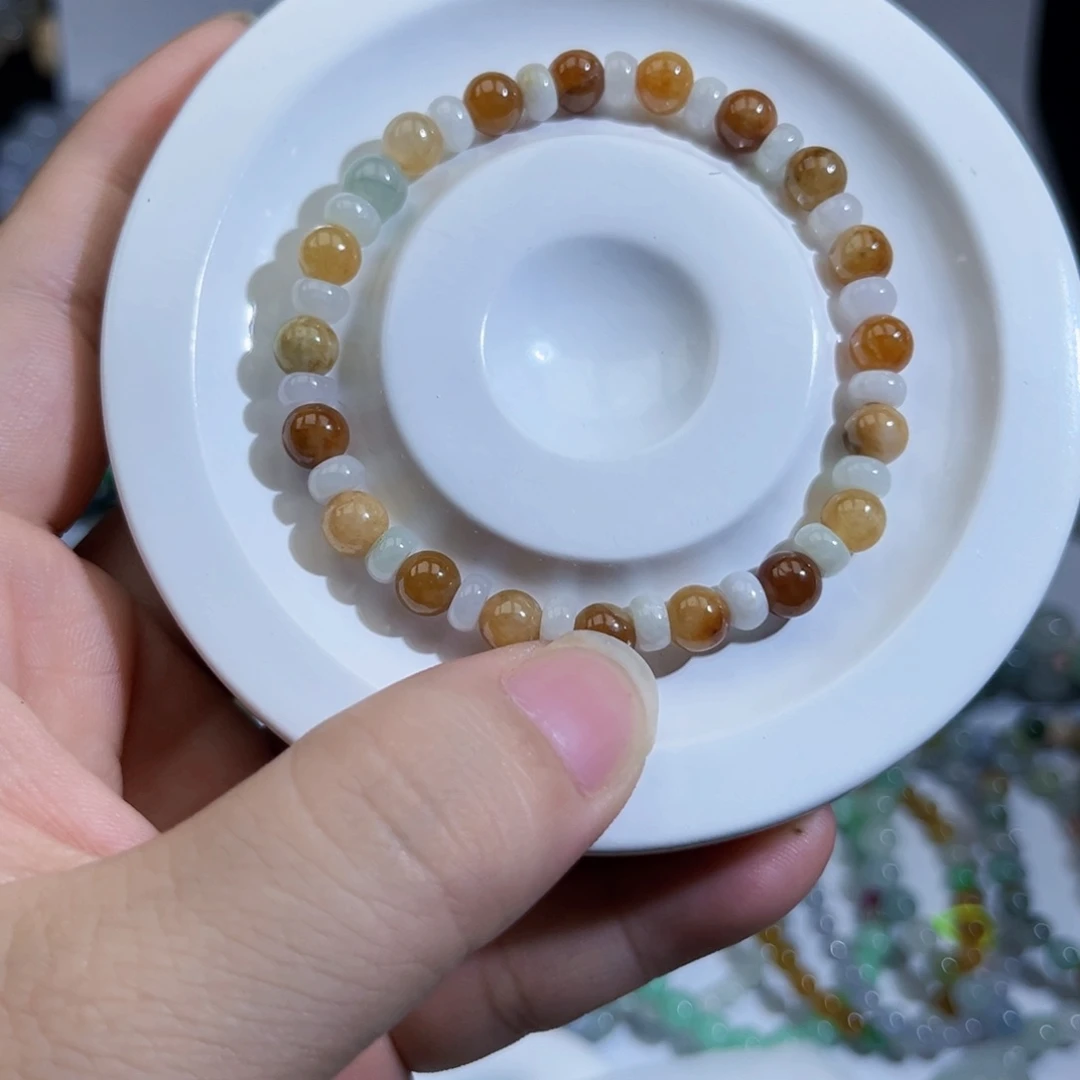 未镶嵌手串翡翠手串