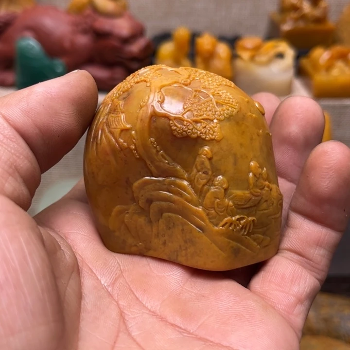 寿山石其他老挝田169克