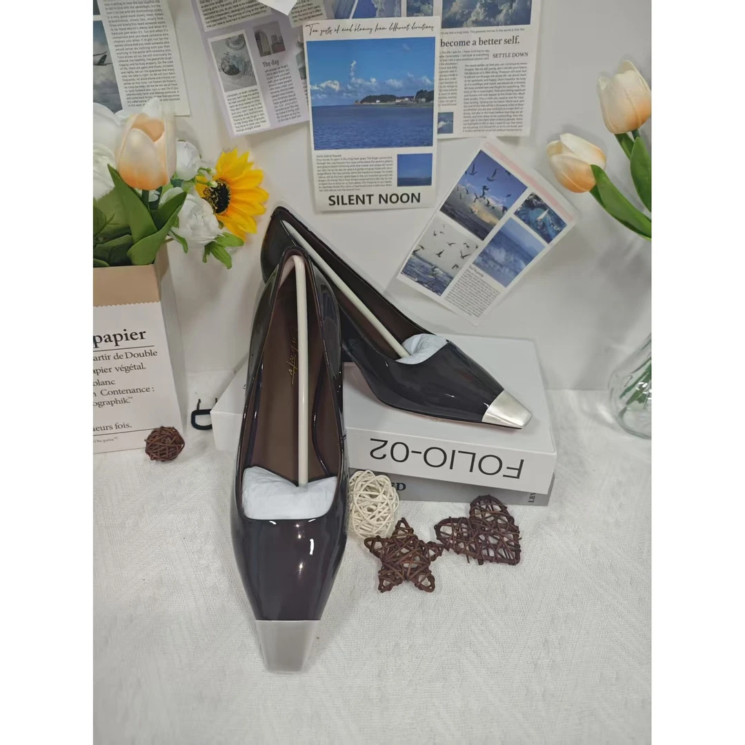 尖头高跟鞋女细跟2025春季新款单鞋女T12-9005-9