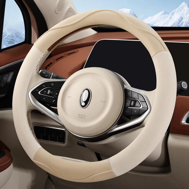 科莱威方向盘套夏季专用冰丝透气荣威科莱威clever电动车防滑把套