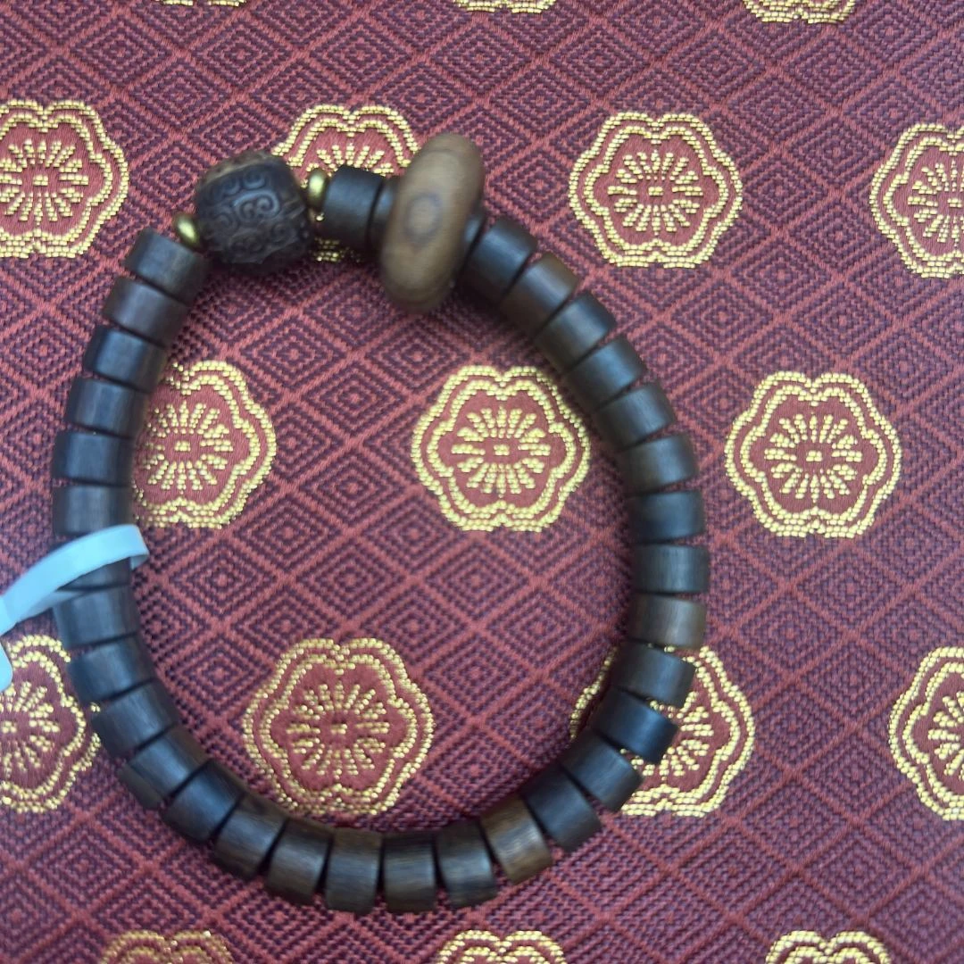 【尚古阁轩】ph木质环环相扣檀桶珠手串（不带礼盒）