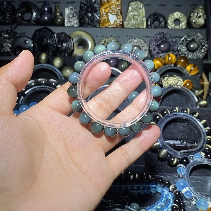 黑曜岩未镶嵌手链用****2