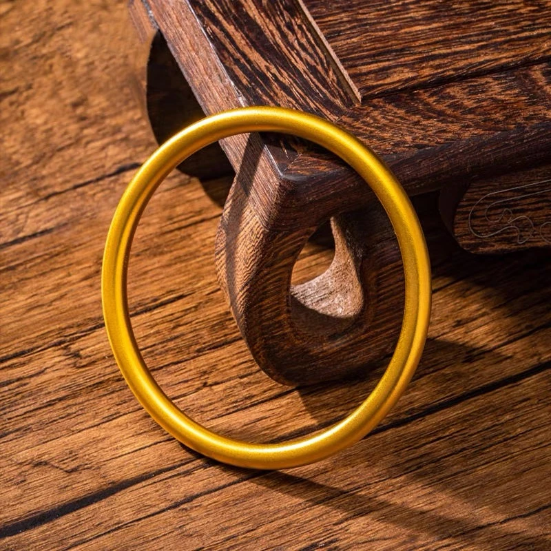 合金手镯 合金材质【素圈手镯】时尚百搭古法经典实心素款简约精美