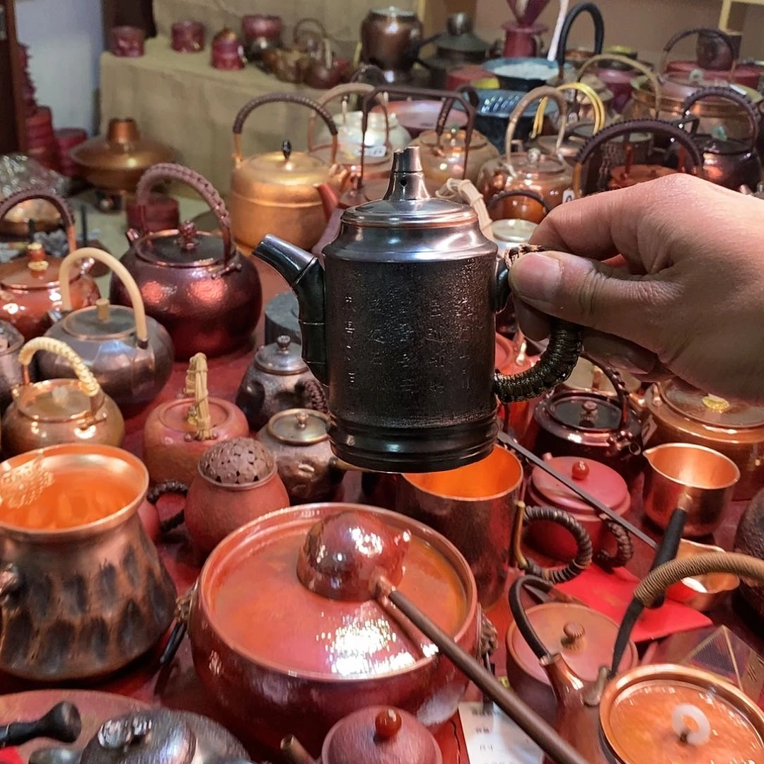 万****）竹节壶小壶新手工锻打工艺