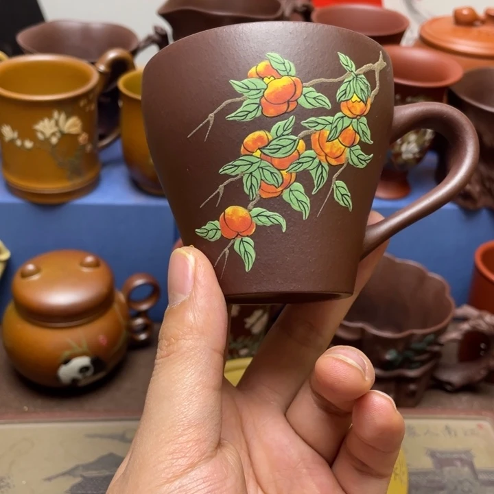 紫砂茶杯紫砂主人杯180cc