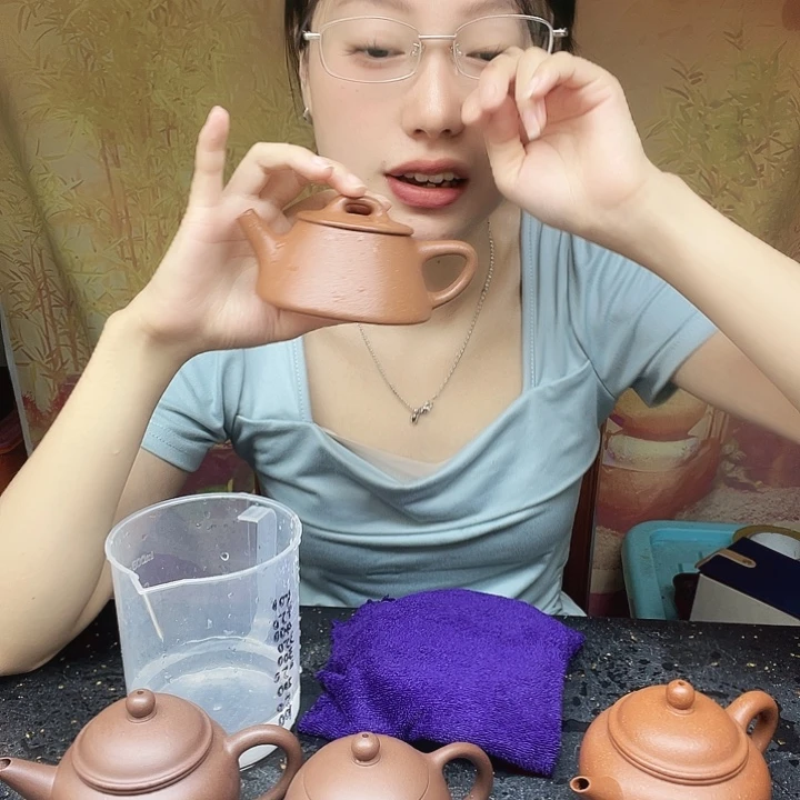茶壶紫砂大底石瓢130cc红降坡