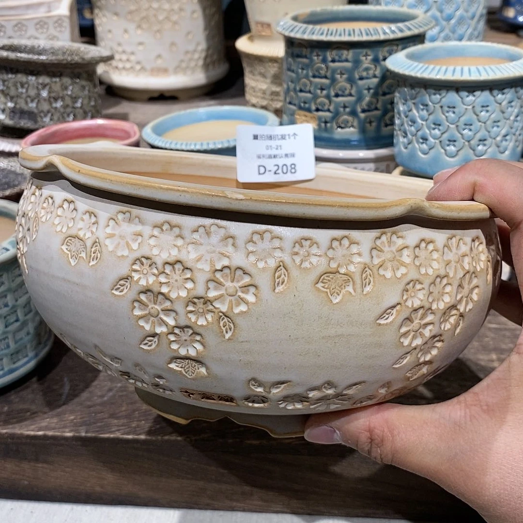 七里烧花盆1-21-208口径16