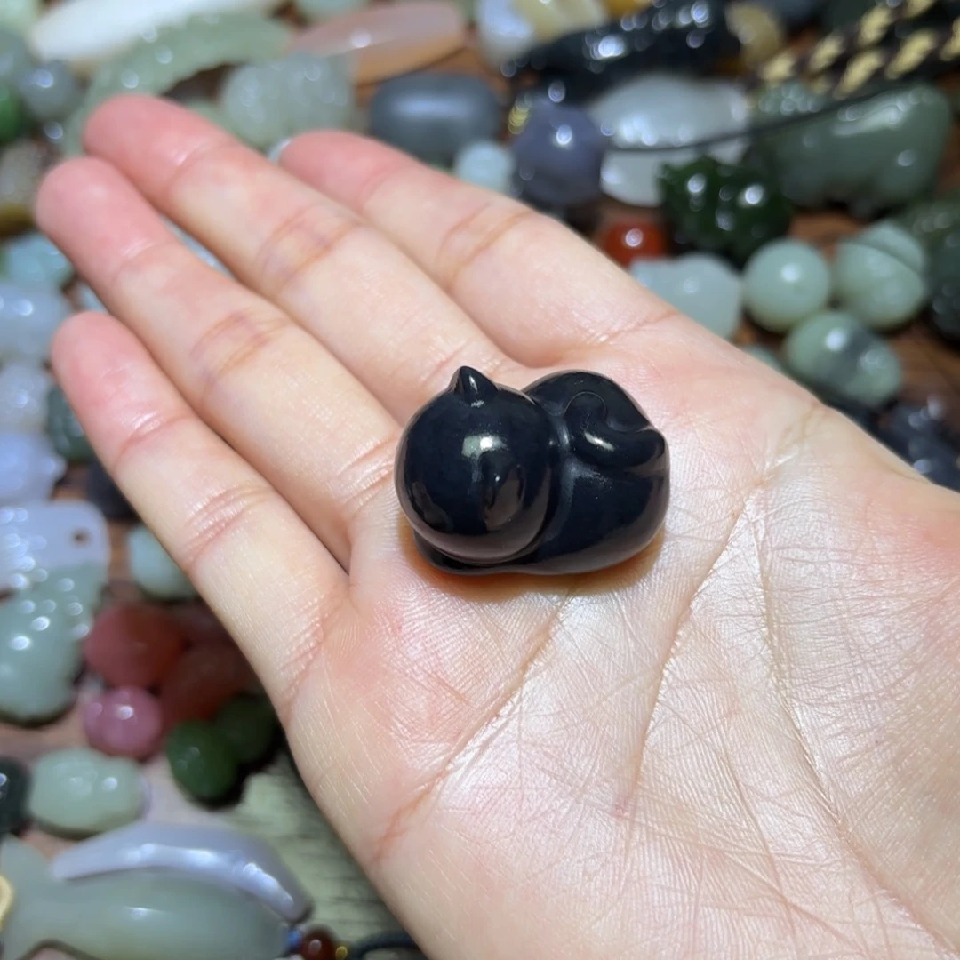和田玉珠宝半成品未镶嵌小*园