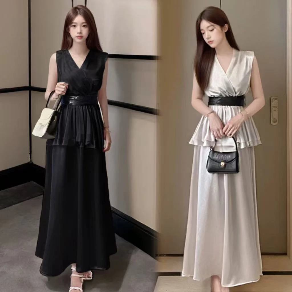 【1159】Y#无袖上衣+半身裙【套装】