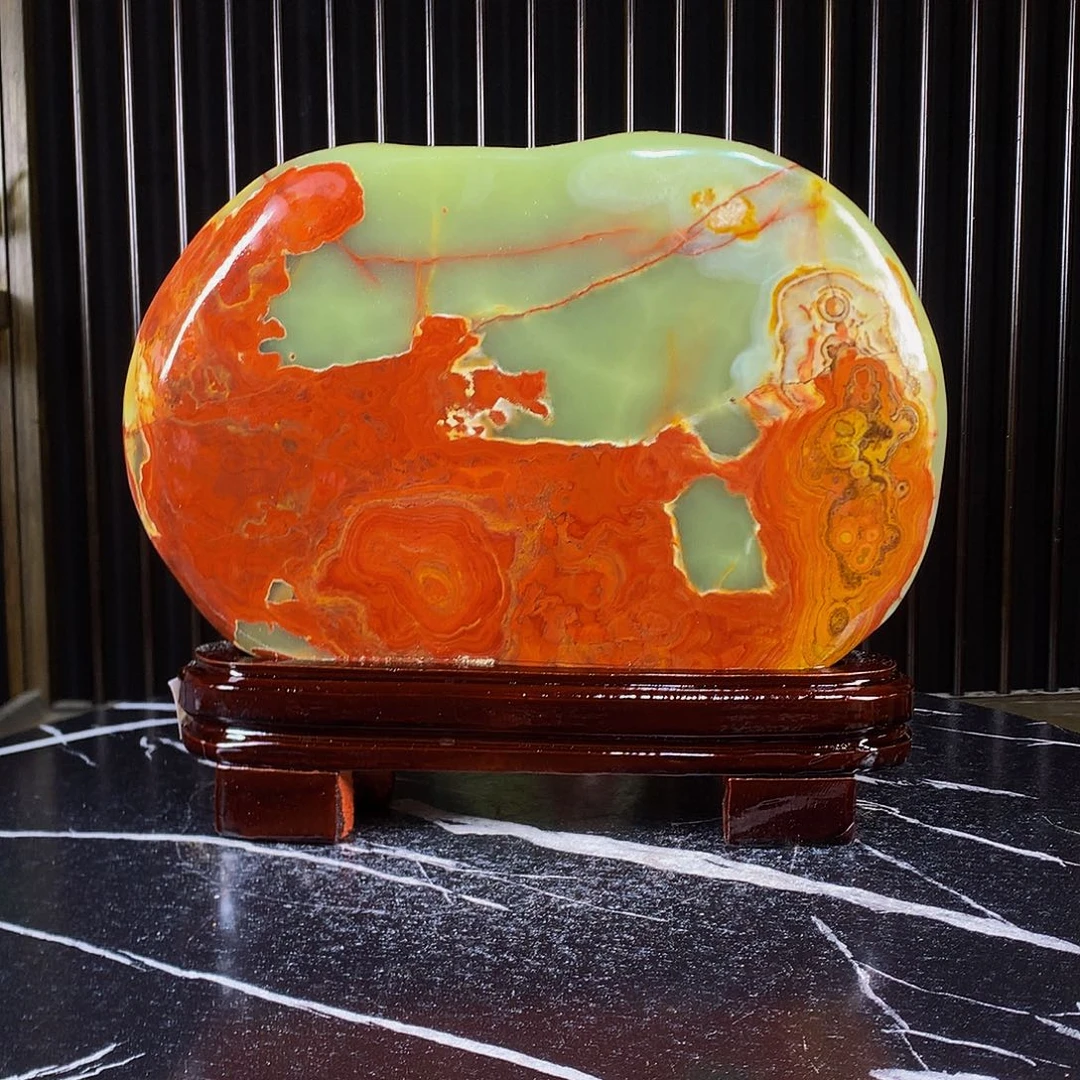 玉24-28古青原石摆件