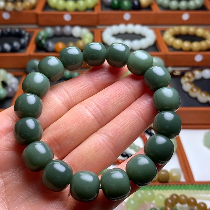 和田玉手串未镶嵌