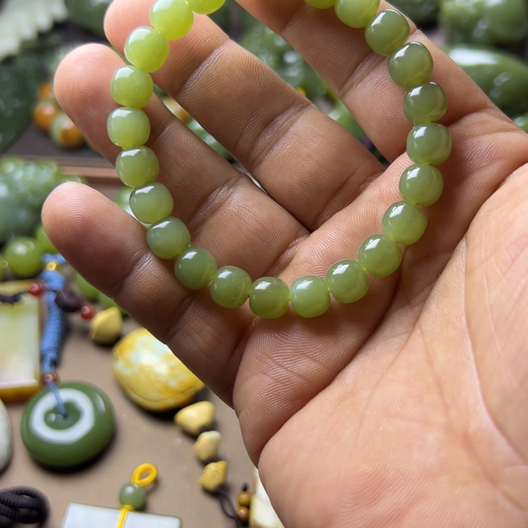 岫岩河磨玉（透闪石质玉）未镶嵌挂件