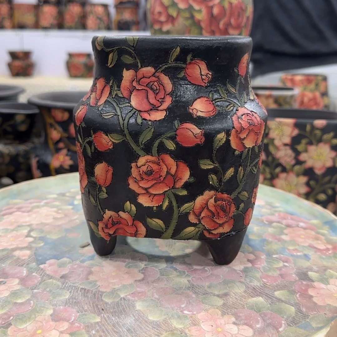 花盆紫砂瑕疵精品多肉手绘花盆