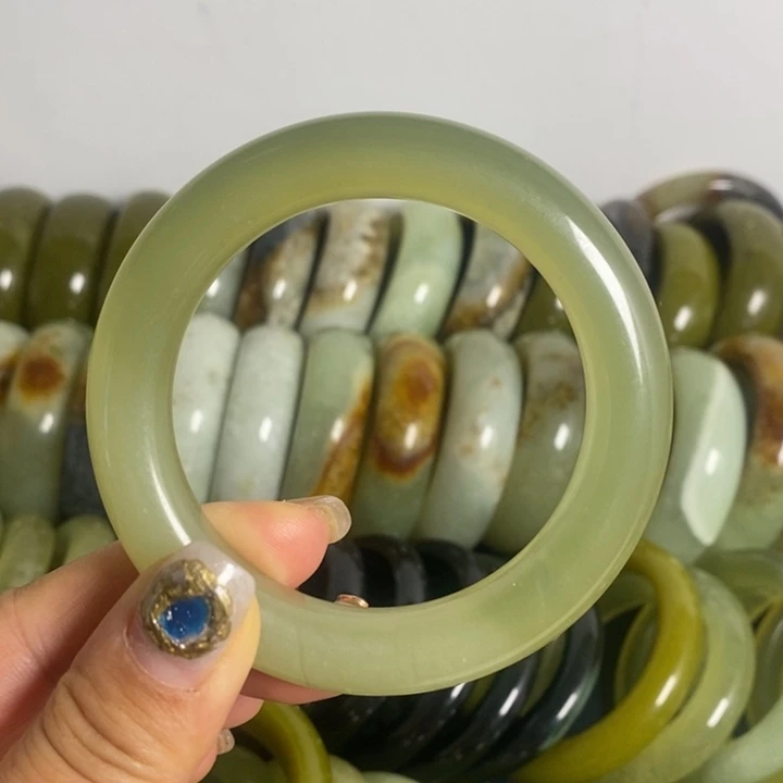 蛇纹石玉合金手镯