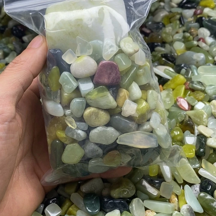 蛇纹石玉未镶嵌鱼缸石