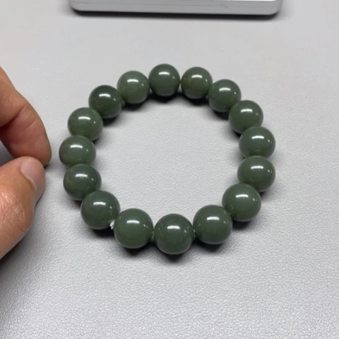 和田玉手串未镶嵌非*