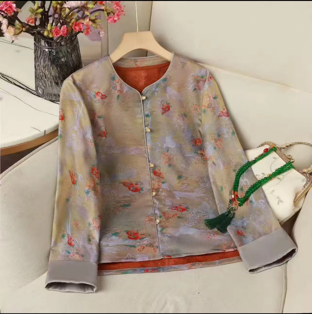 [沧】花瑶赋  新中式上衣设计感外套百搭复古时尚