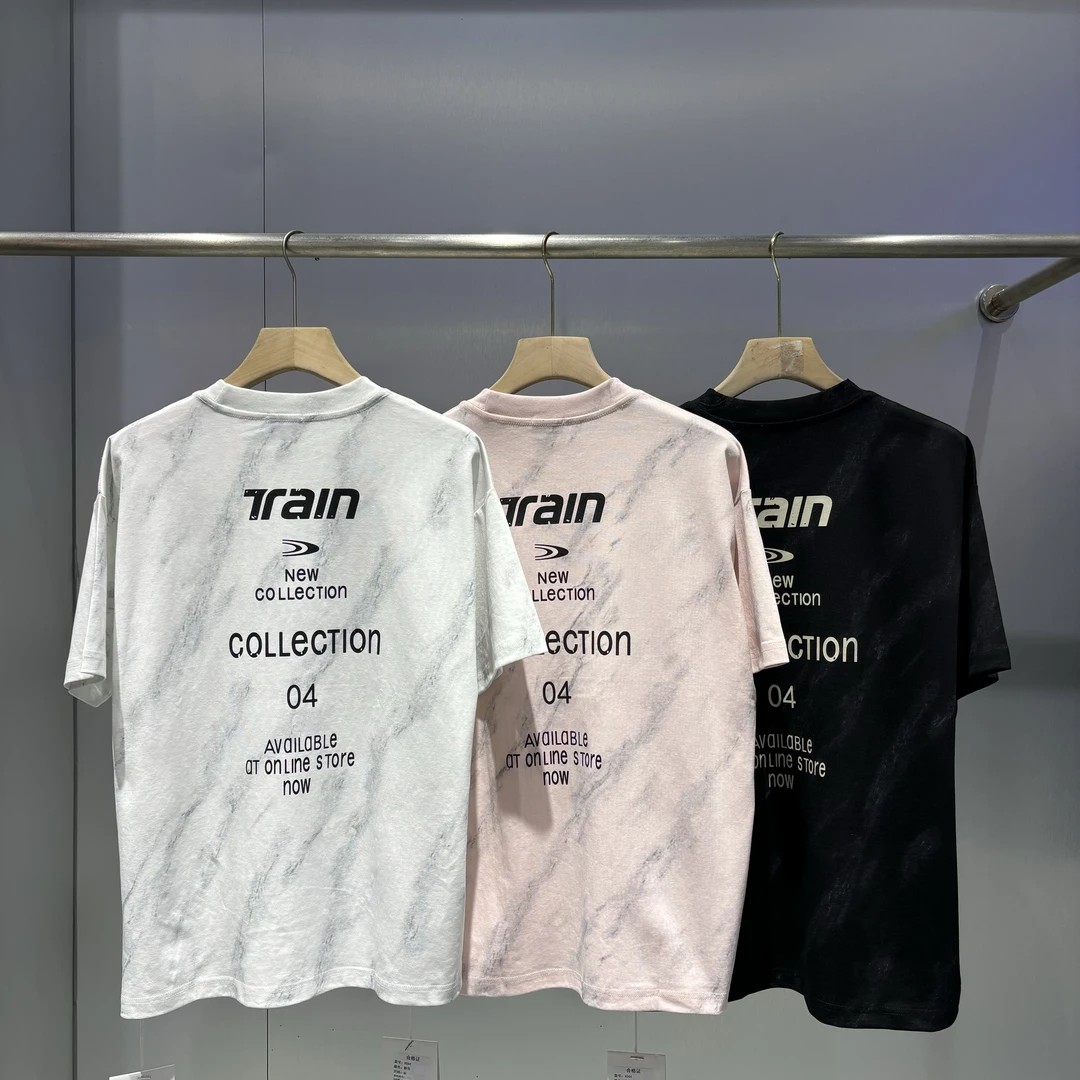 洗水字母广州uus高货男装新款个性百搭休闲短袖X064